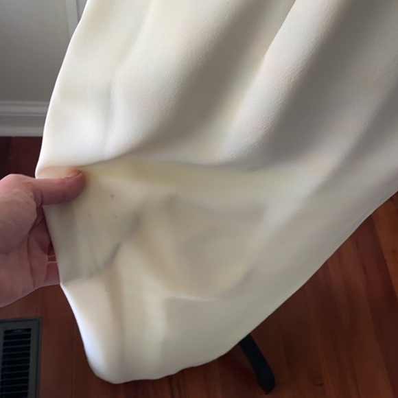 90s Vintage White Formal Strapless Dress Size 6 - Picture 8 of 14